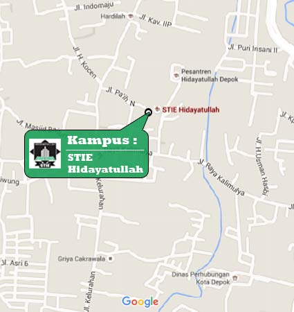 Lokasi Kampus STIE Hidayatullah Depok Kuliahekstensi Nomor